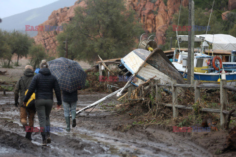 Orkan Ciaran uderza w Europę