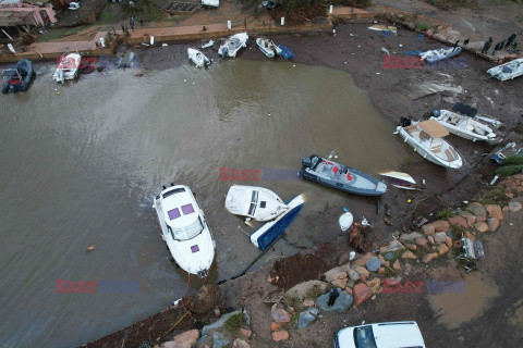 Orkan Ciaran uderza w Europę