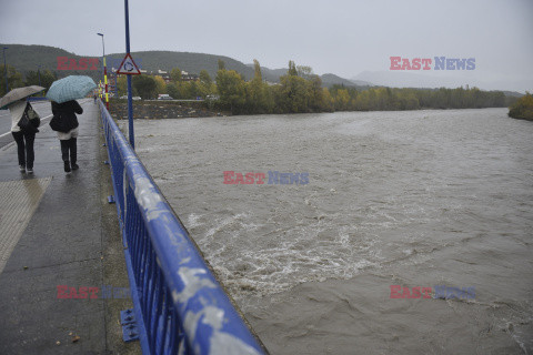 Orkan Ciaran uderza w Europę