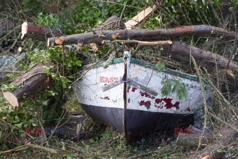 Orkan Ciaran uderza w Europę