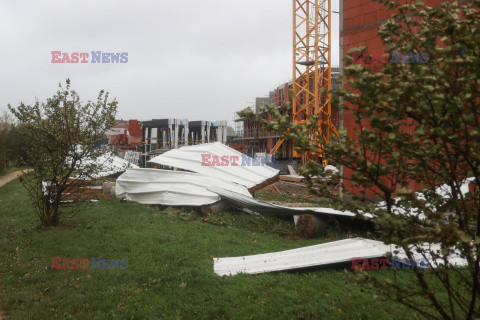 Orkan Ciaran uderza w Europę