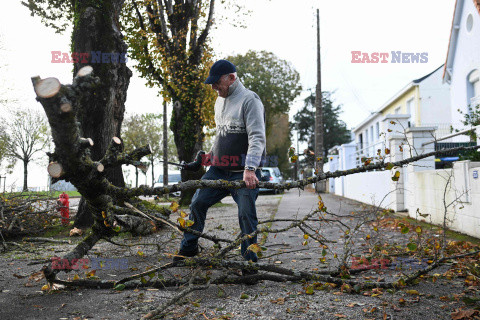 Orkan Ciaran uderza w Europę