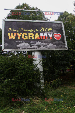 Billboard WOŚP "Wygramy z sepsą"