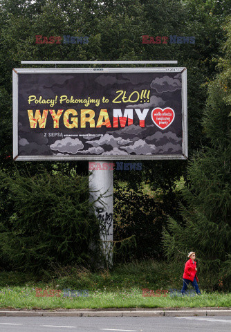 Billboard WOŚP "Wygramy z sepsą"