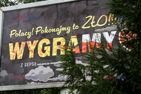 Billboard WOŚP "Wygramy z sepsą"