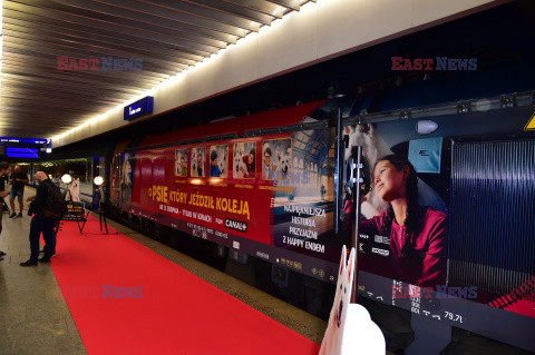 PKP promuje film "O psie, który jeździł koleją"