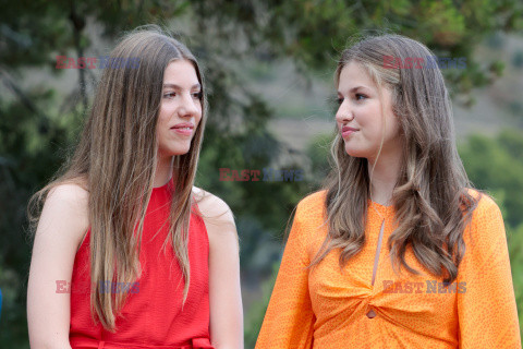 Księżniczka Eleonora i infantka Zofia w Gironie