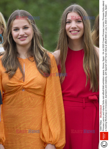 Księżniczka Eleonora i infantka Zofia w Gironie