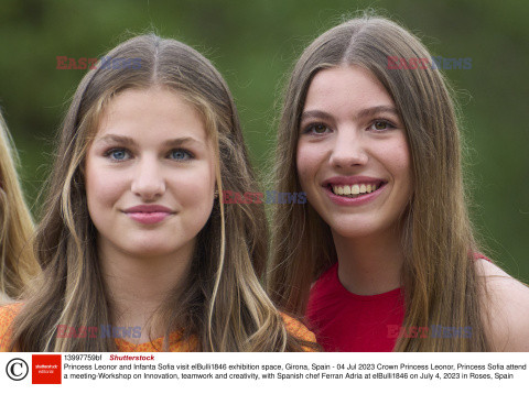 Księżniczka Eleonora i infantka Zofia w Gironie