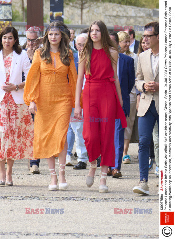 Księżniczka Eleonora i infantka Zofia w Gironie