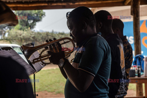 Orkiestra dęta z Ugandy - AFP