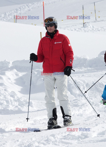 Książę Andrzej na nartach w Szwajcarii
