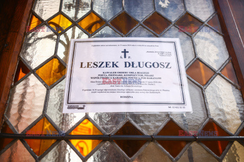 Pogrzeb Leszka Długosza w Krakowie