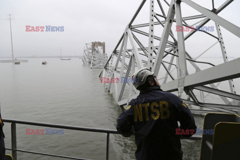 Most w Baltimore zawalił się po uderzeniu statku