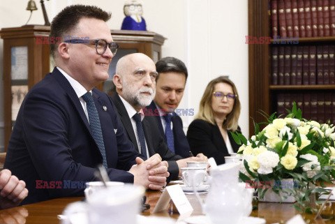 Denys Szmyhal w polskim parlamencie
