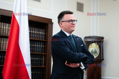 Denys Szmyhal w polskim parlamencie