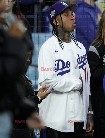 Tyga rzuca pierwszy narzut w Los Angeles Dodgers