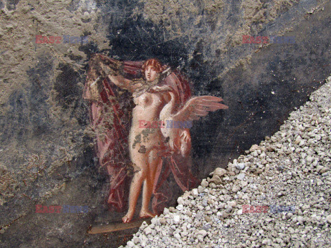 Nowe freski odkryte w Pompejach