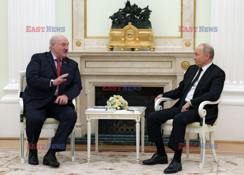 Łukaszenko spotkał się na Kremlu z Putinem