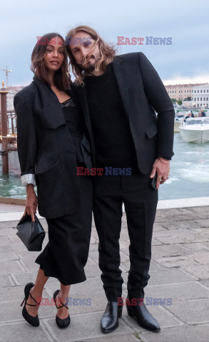 Zoe Saldana z mężem w Wenecji