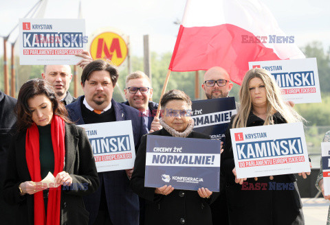 Liderzy listy warszawskiej Konfederacji w eurowyborach