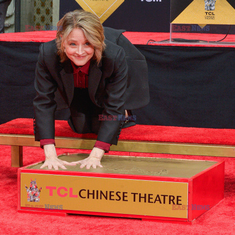 Jodie Foster odcisnęła dłonie i stopy przed Chinese Theatre