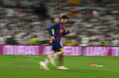 Robert Lewandowski w meczu z Realem