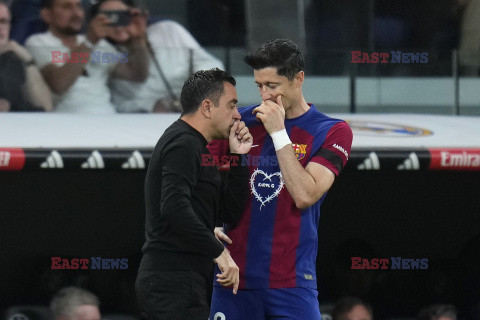 Robert Lewandowski w meczu z Realem