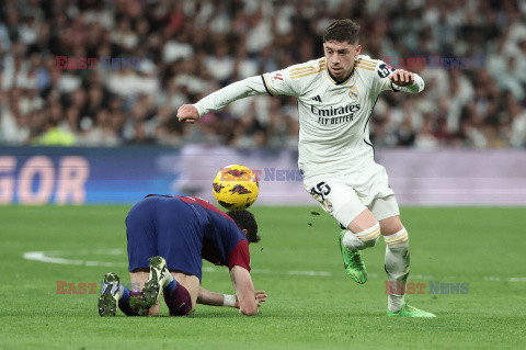 Robert Lewandowski w meczu z Realem