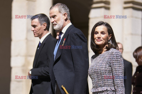Hiszpańska para królewska na rozdaniu nagród Cervantesa