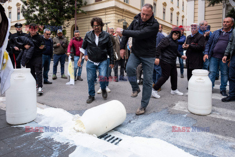 Protesty rolników we Włoszech