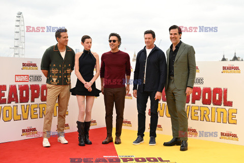Sesja filmu Deadpool & Wolverine w Londynie