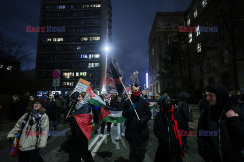 Protest w Warszawie ph. Aresztować Netanjahu