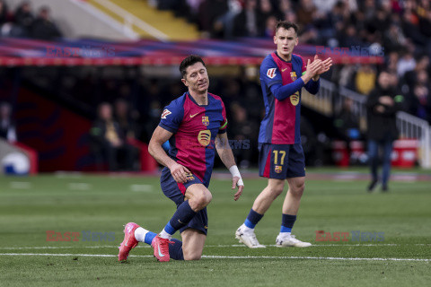 Robert Lewandowski strzelił gola podczas meczu FC Barcelona - Deportivo Alaves
