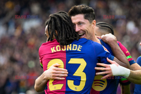 Robert Lewandowski strzelił gola podczas meczu FC Barcelona - Deportivo Alaves