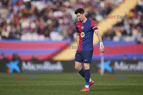 Robert Lewandowski strzelił gola podczas meczu FC Barcelona - Deportivo Alaves