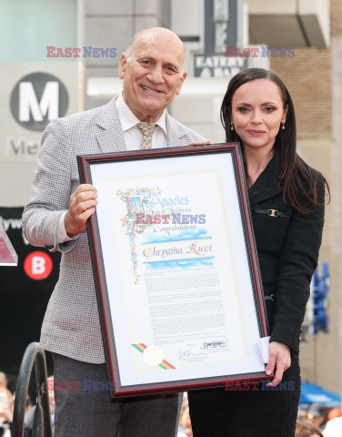 Christina Ricci otrzymała gwiazdę na Bulwarze Sławy