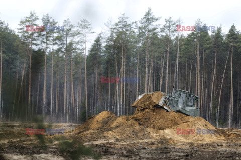 Amerykańscy żołnierze na poligonie Podbrodzie na Litwie
