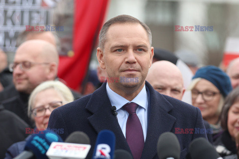 Karol Nawrocki w Sosnowcu