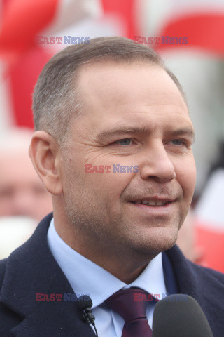 Karol Nawrocki w Sosnowcu