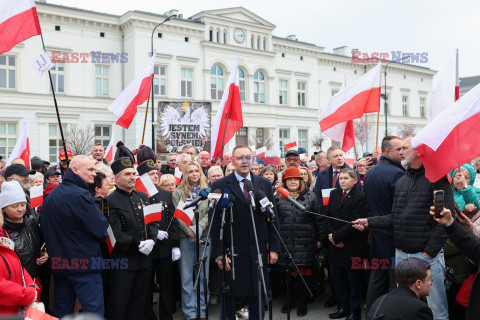 Karol Nawrocki w Sosnowcu