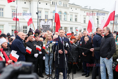 Karol Nawrocki w Sosnowcu