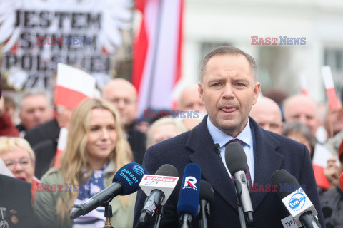 Karol Nawrocki w Sosnowcu