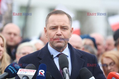 Karol Nawrocki w Sosnowcu