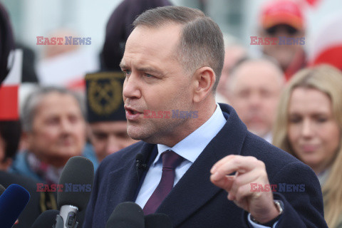 Karol Nawrocki w Sosnowcu