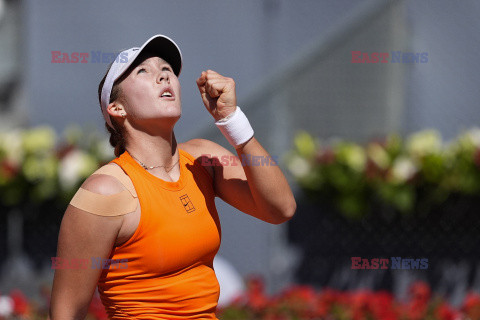 Magdalena Fręch na turnieju Mutua Madrid Open 2025