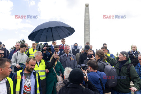 Dzień Zwycięstwa na terenie Mauzoleum Żołnierzy Radzieckich