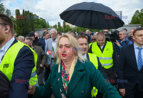Dzień Zwycięstwa na terenie Mauzoleum Żołnierzy Radzieckich