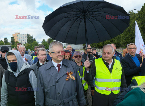 Dzień Zwycięstwa na terenie Mauzoleum Żołnierzy Radzieckich