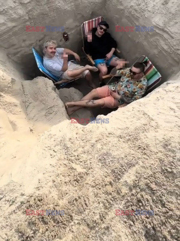 Wykopali wielką dziurę na plaży w Jastarni